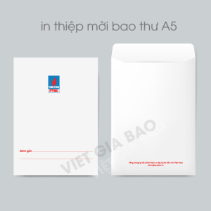 in thiệp mời bao thư chất lượng cao