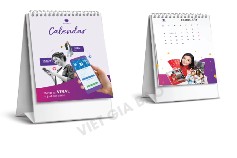 In lịch Tết 3 In chất lượng cao lịch độc quyền cho công ty.
